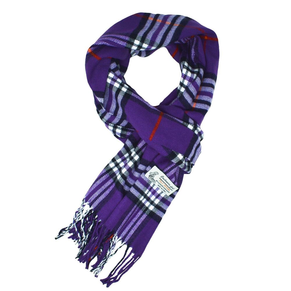3440 Unisex Classic Tartan Plaid Winter Scarf Soft Cashmere Feel 72"x12"